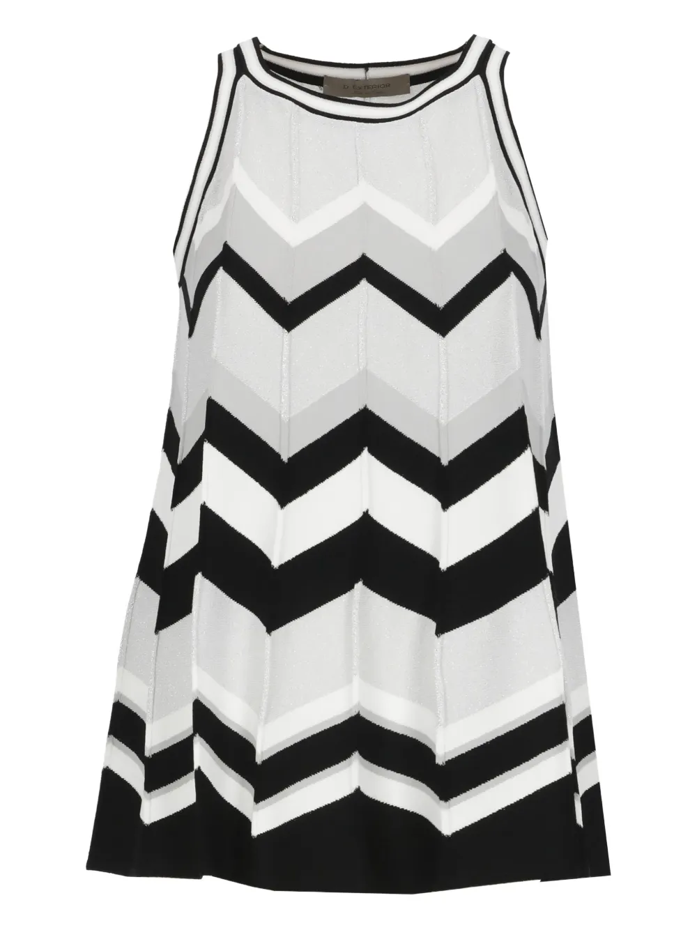 plissé tank top