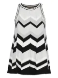 D.Exterior plissé tank top - Silver