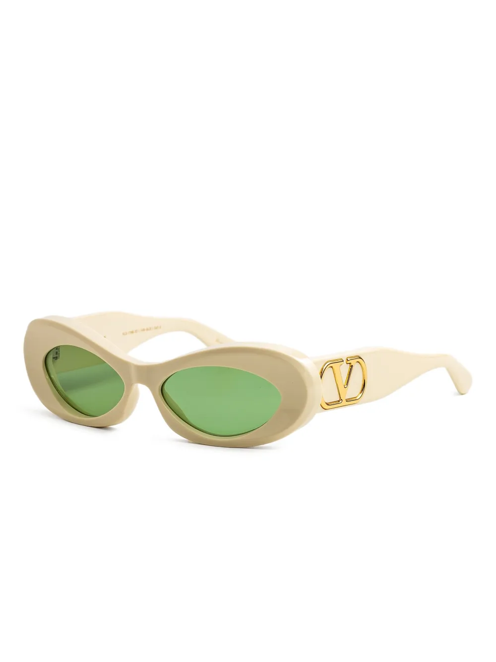 VALENTINO GARAVANI EYEWEAR cat-eye frame sunglasses - Beige