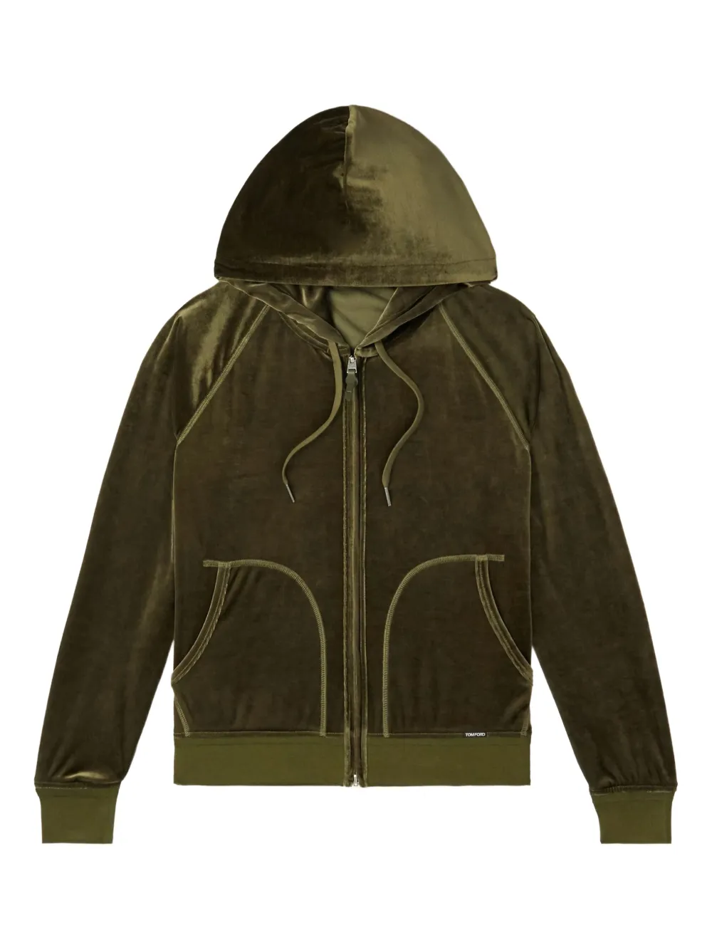Tom Ford Velvet Zip-up Hoodie