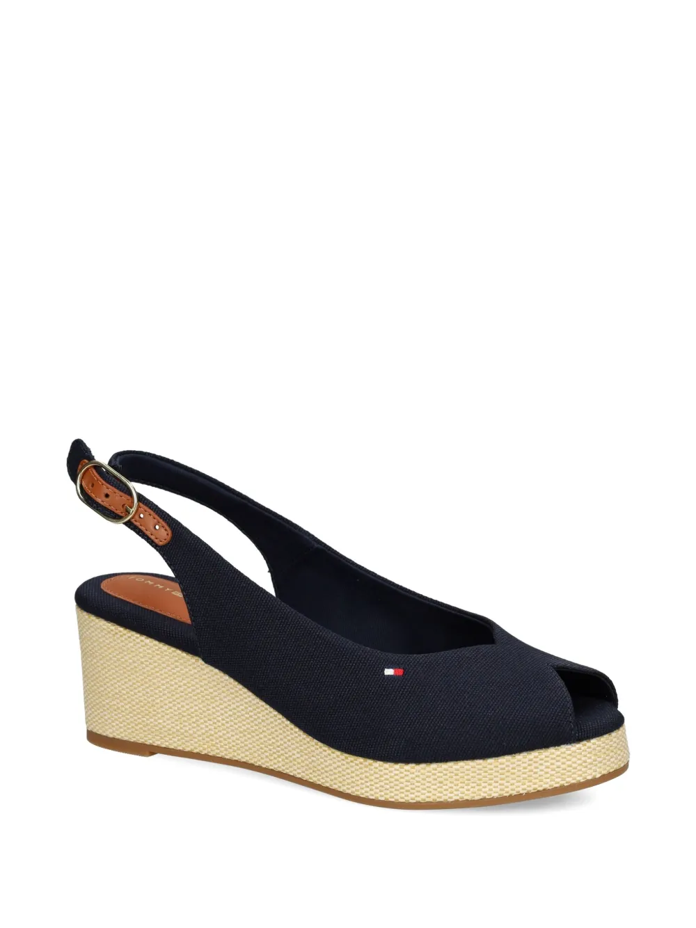 Tommy Hilfiger espadrilles compensées à bride arrière | espadrilles à talon | Image 2
