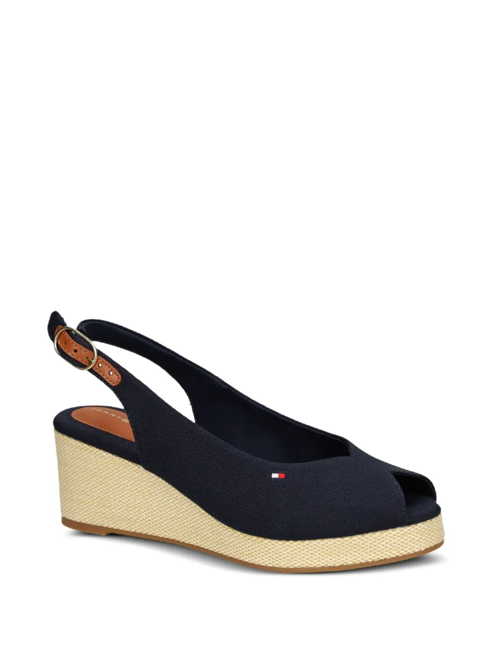 Tommy Hilfiger espadrilles compensées à bride arrière | espadrilles à talon | Image 2