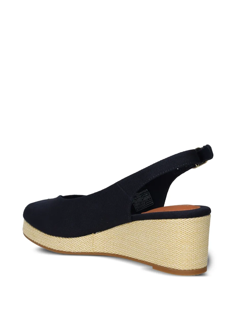 Tommy Hilfiger 60mm slingback wedge espadrilles Blue