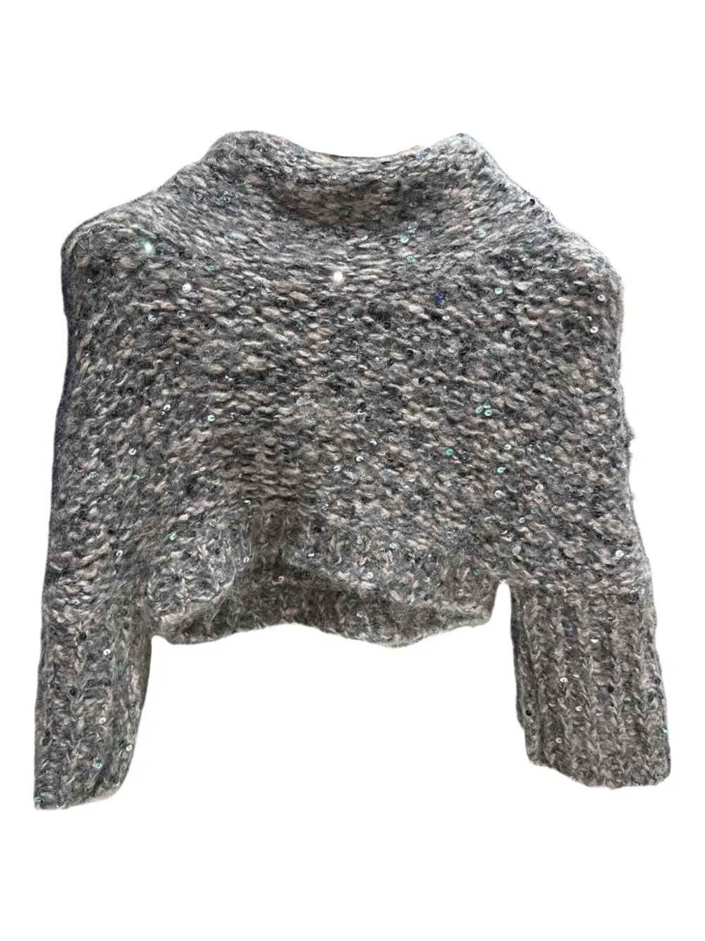 Brunello Cucinelli Trui met gemêleerd-effect Grijs