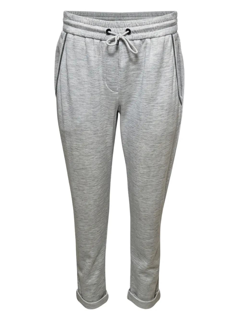 Brunello Cucinelli drawstring cuffed trousers | Grey | Image 1