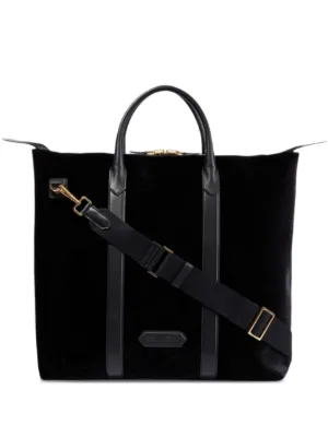 商品画像：TOM FORD トム・フォード ロゴ ボストンバッグ | ブラック 3