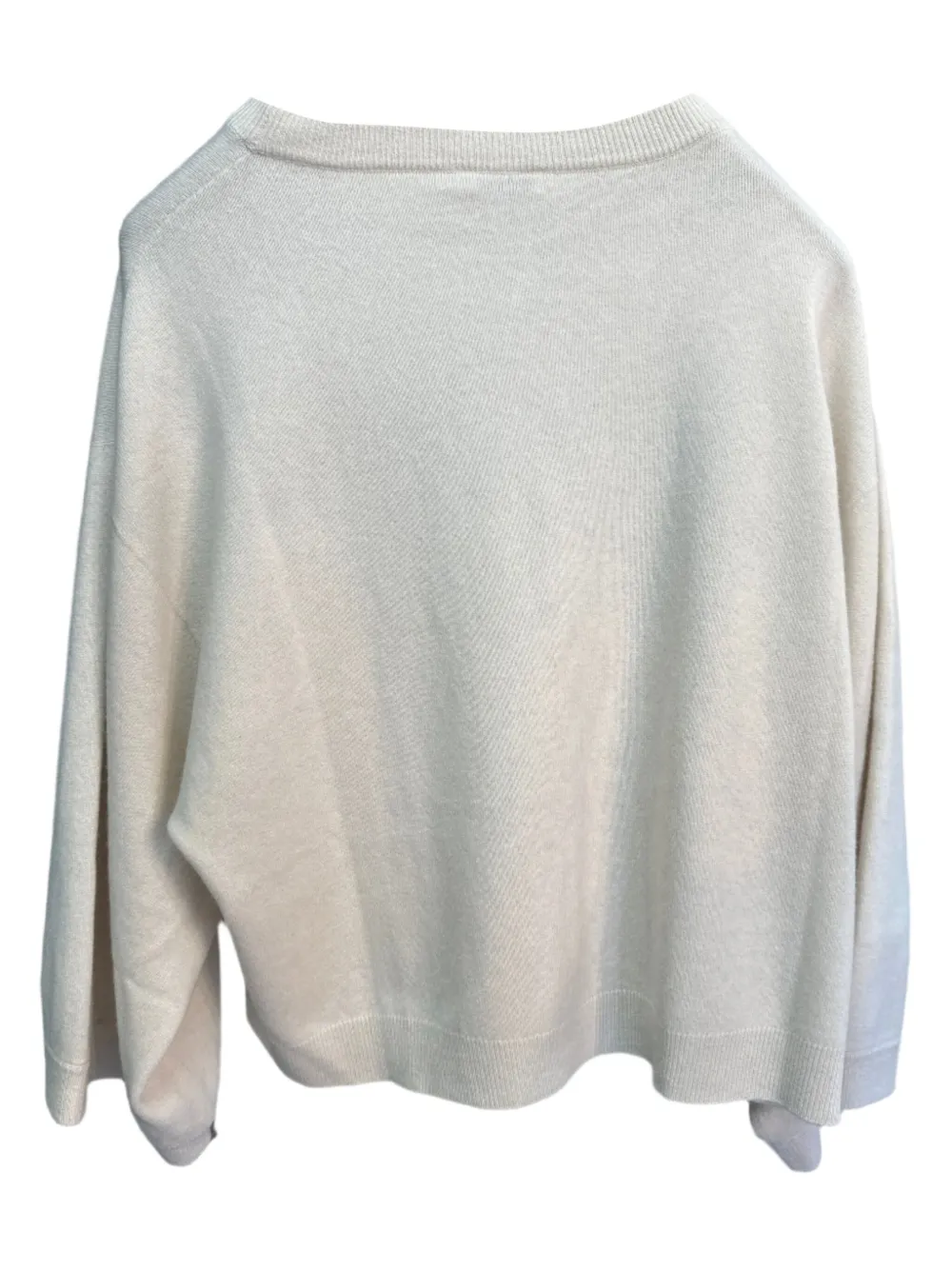 Brunello Cucinelli Trui met monilidetail Wit