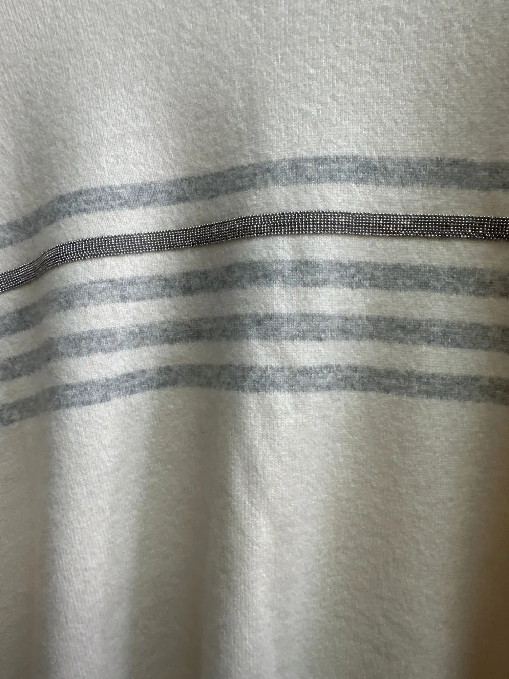 Brunello Cucinelli Trui met monilidetail Wit