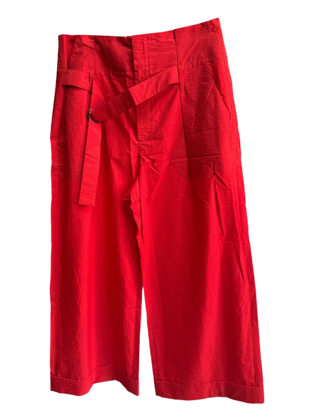 Brunello Cucinelli Pantaloni crop - Rosso
