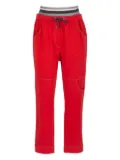 Brunello Cucinelli lurex-detail track pants - Red