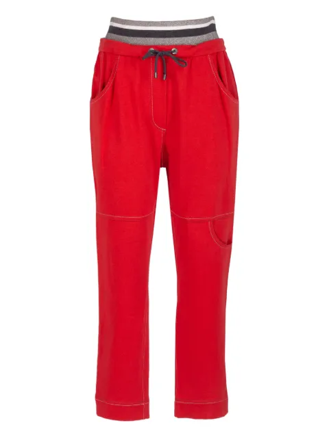 Brunello Cucinelli Jogginghose mit Lurex-Detail