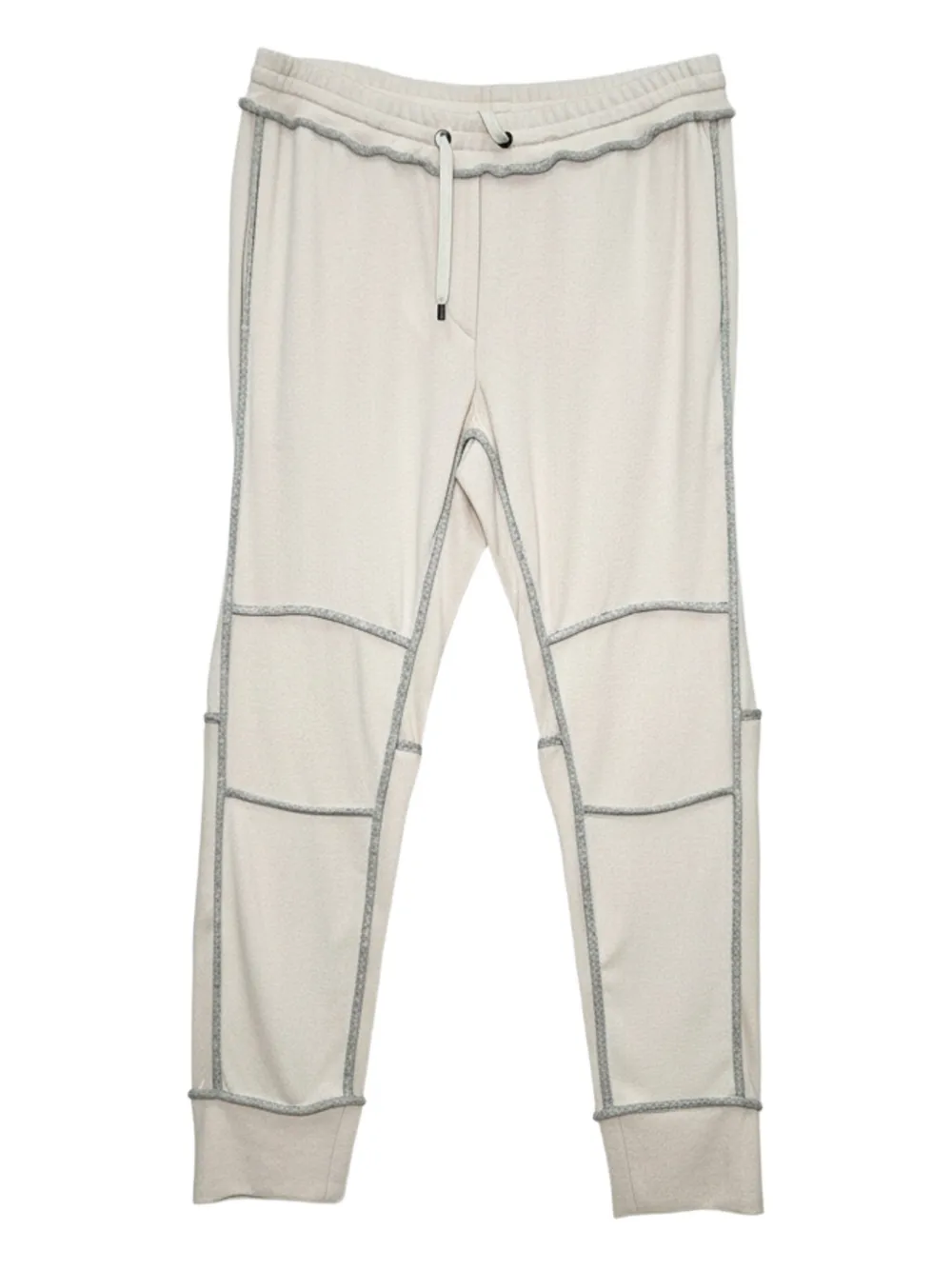 Brunello Cucinelli Drawstring-waist Track Pants In Neutral