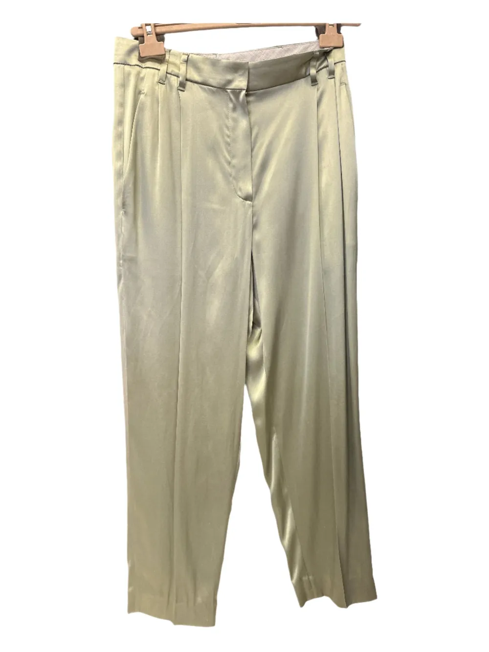 Brunello Cucinelli Broek met toelopende pijpen Groen