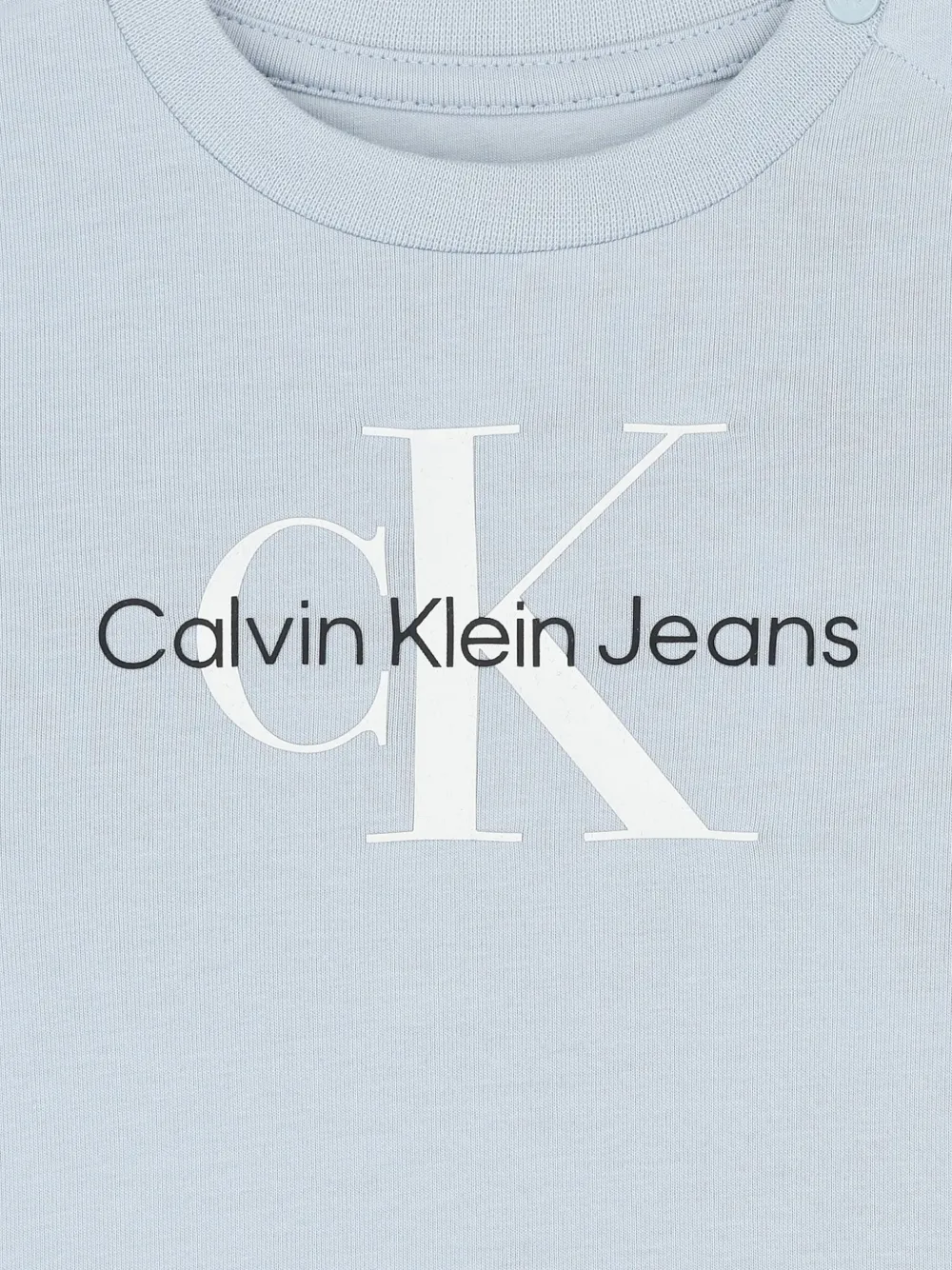 Calvin Klein Kids T-shirt met logoprint Blauw