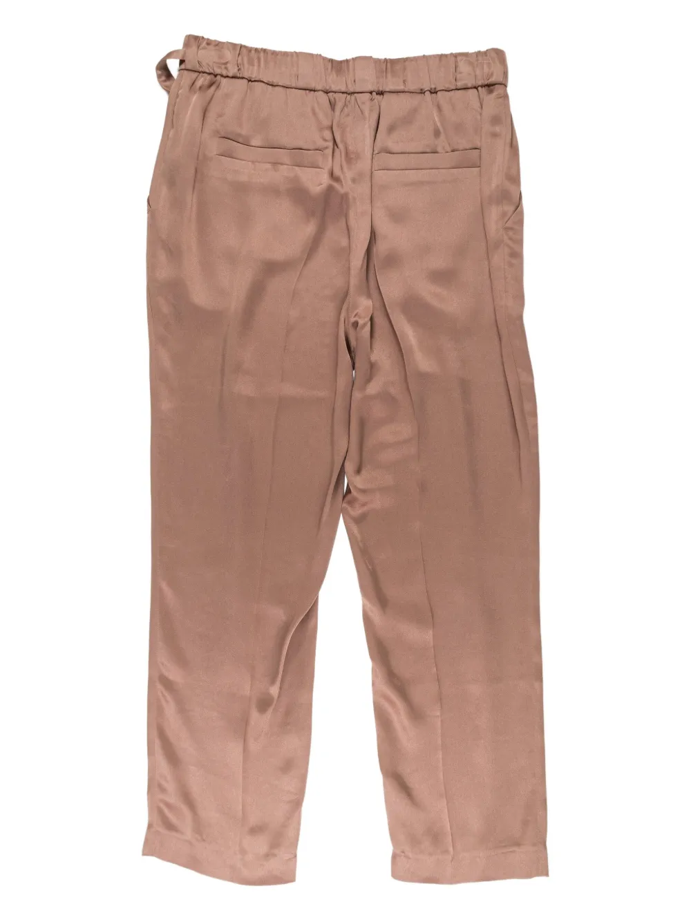 Brunello Cucinelli Broek met elastische tailleband Beige
