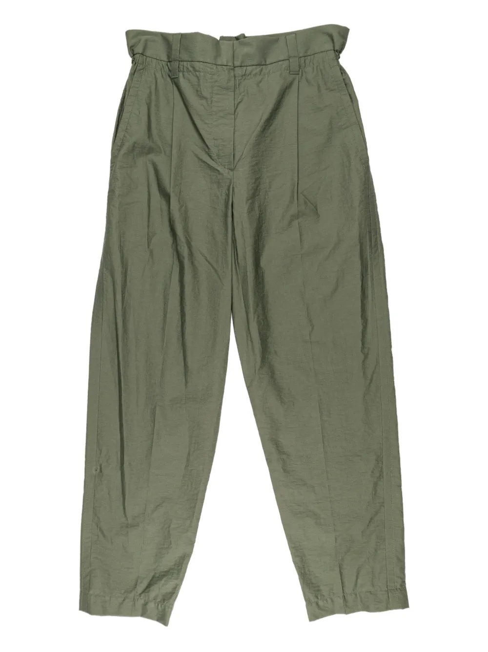 Brunello Cucinelli Broek met toelopende pijpen Groen