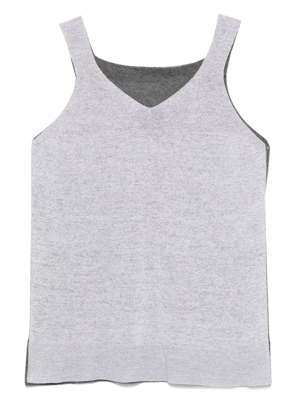 contrast-panel tank top