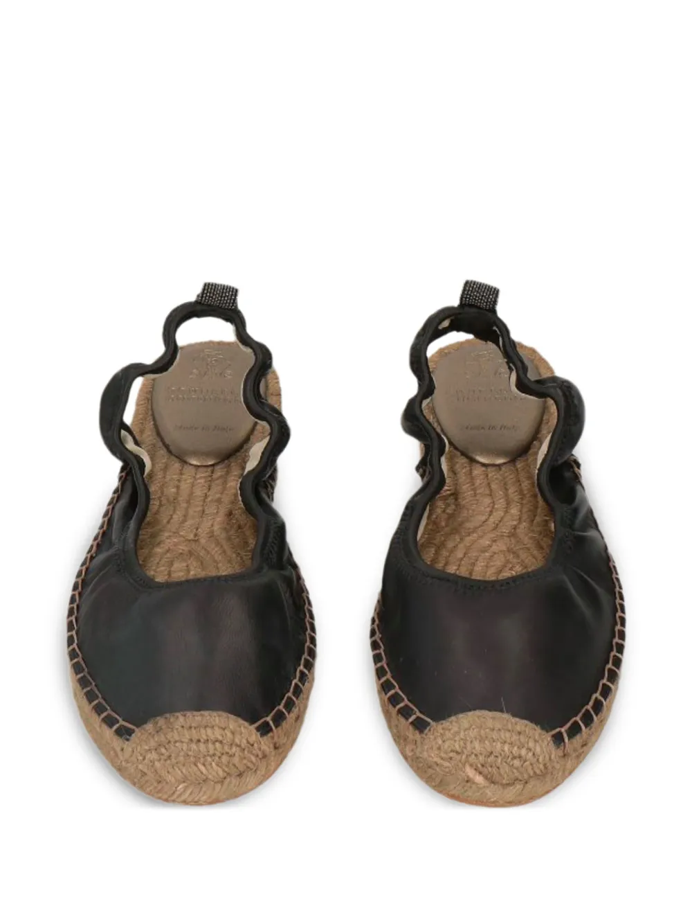 Brunello Cucinelli Monili-detail espadrilles Black