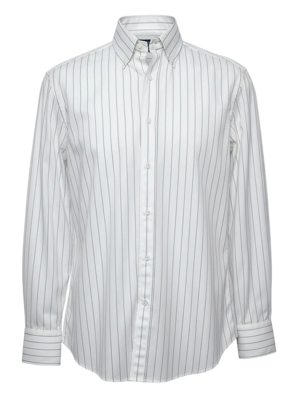 Brunello Cucinelli pinstriped shirt - Weiß