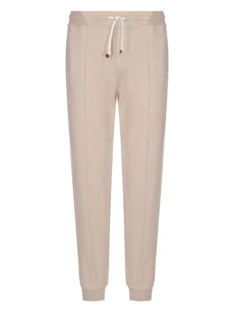 Brunello Cucinelli mélange-effect track pants
