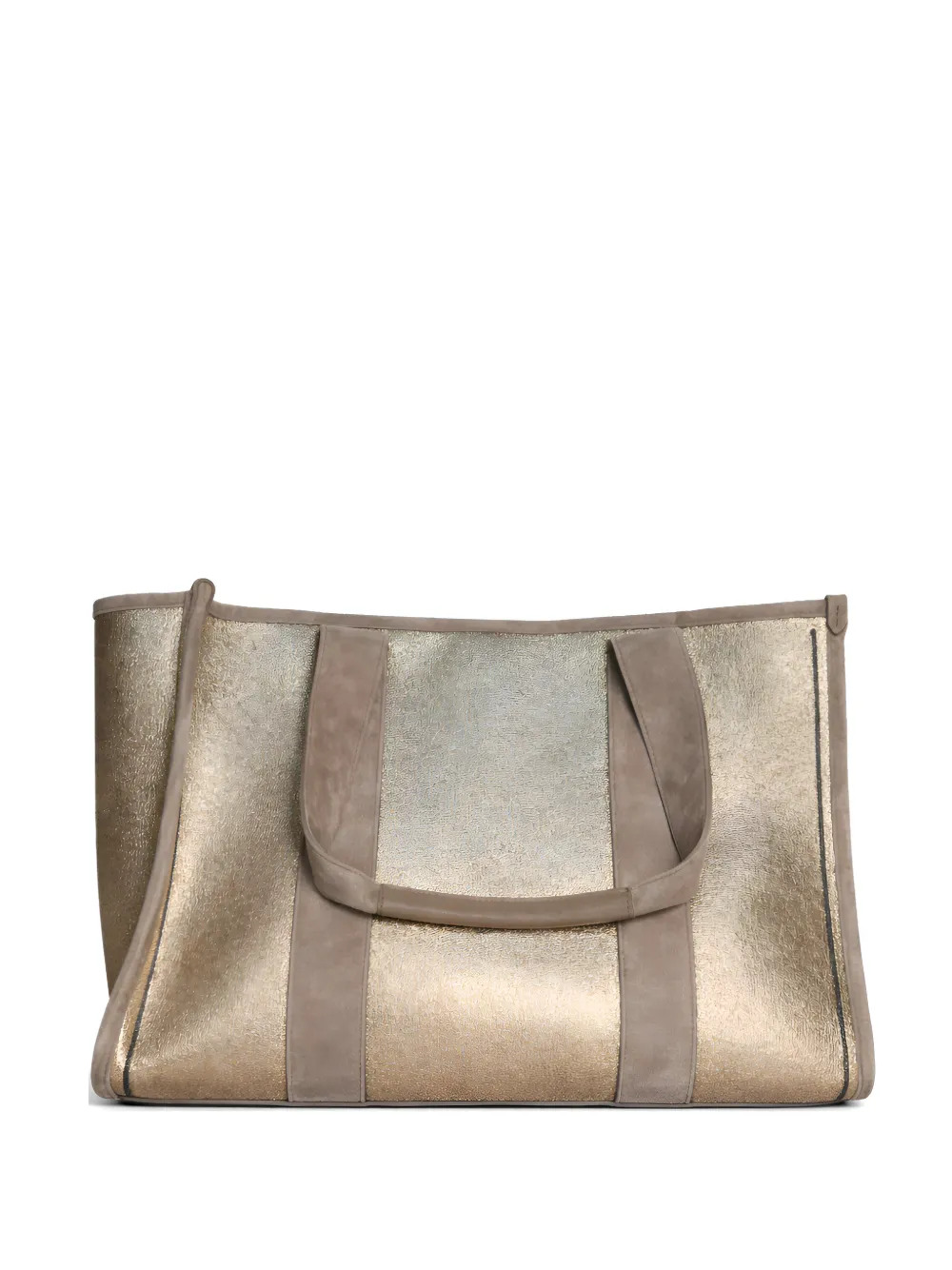 Brunello Cucinelli Borsa tote in pelle - Oro
