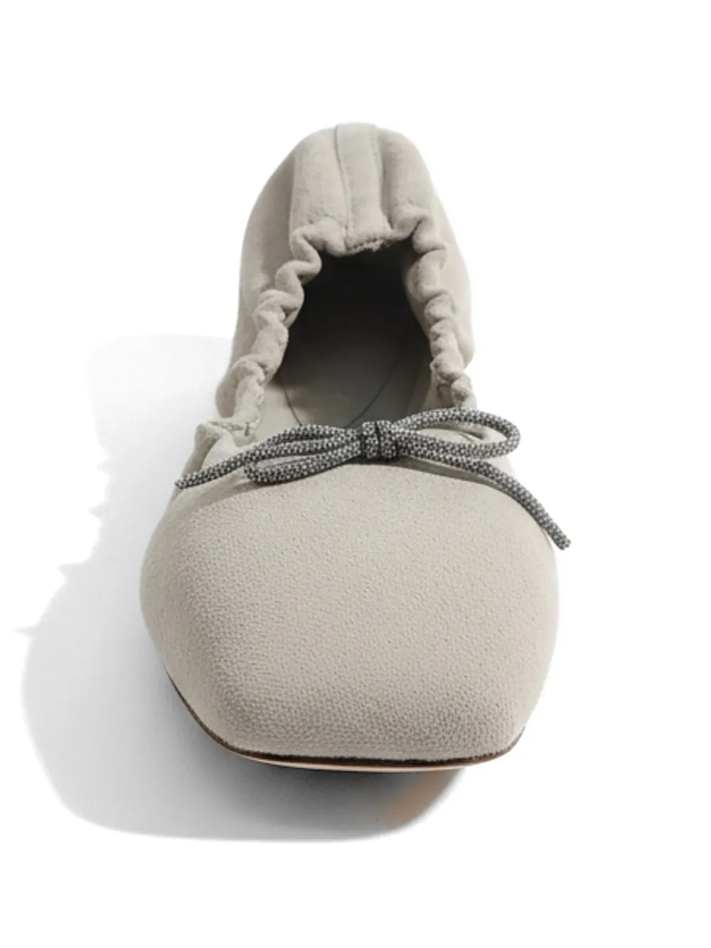 Brunello Cucinelli Ballerina's met bedel Beige