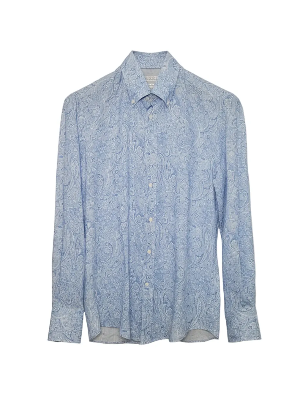 Brunello Cucinelli paisley shirt - Blu
