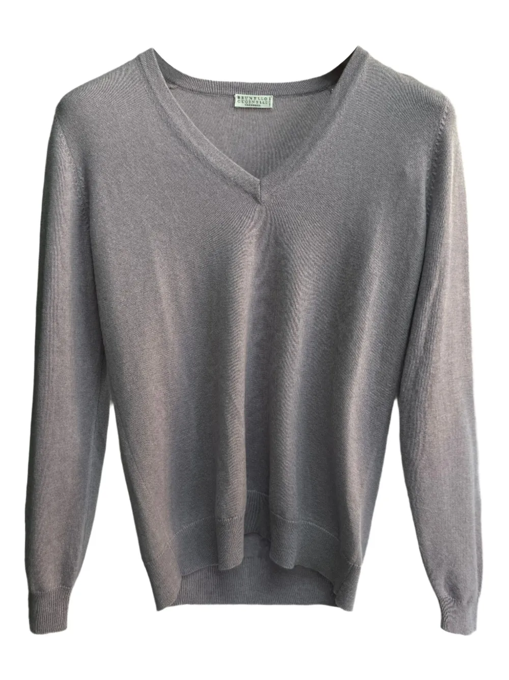 Brunello Cucinelli Cashmere Jumper In Gray