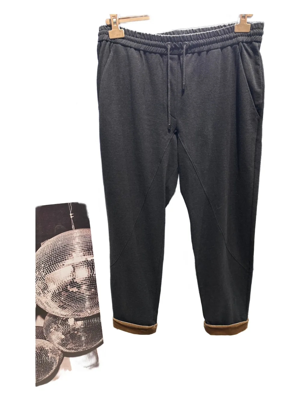 Brunello Cucinelli Pantaloni sportivi con coulisse - Grigio