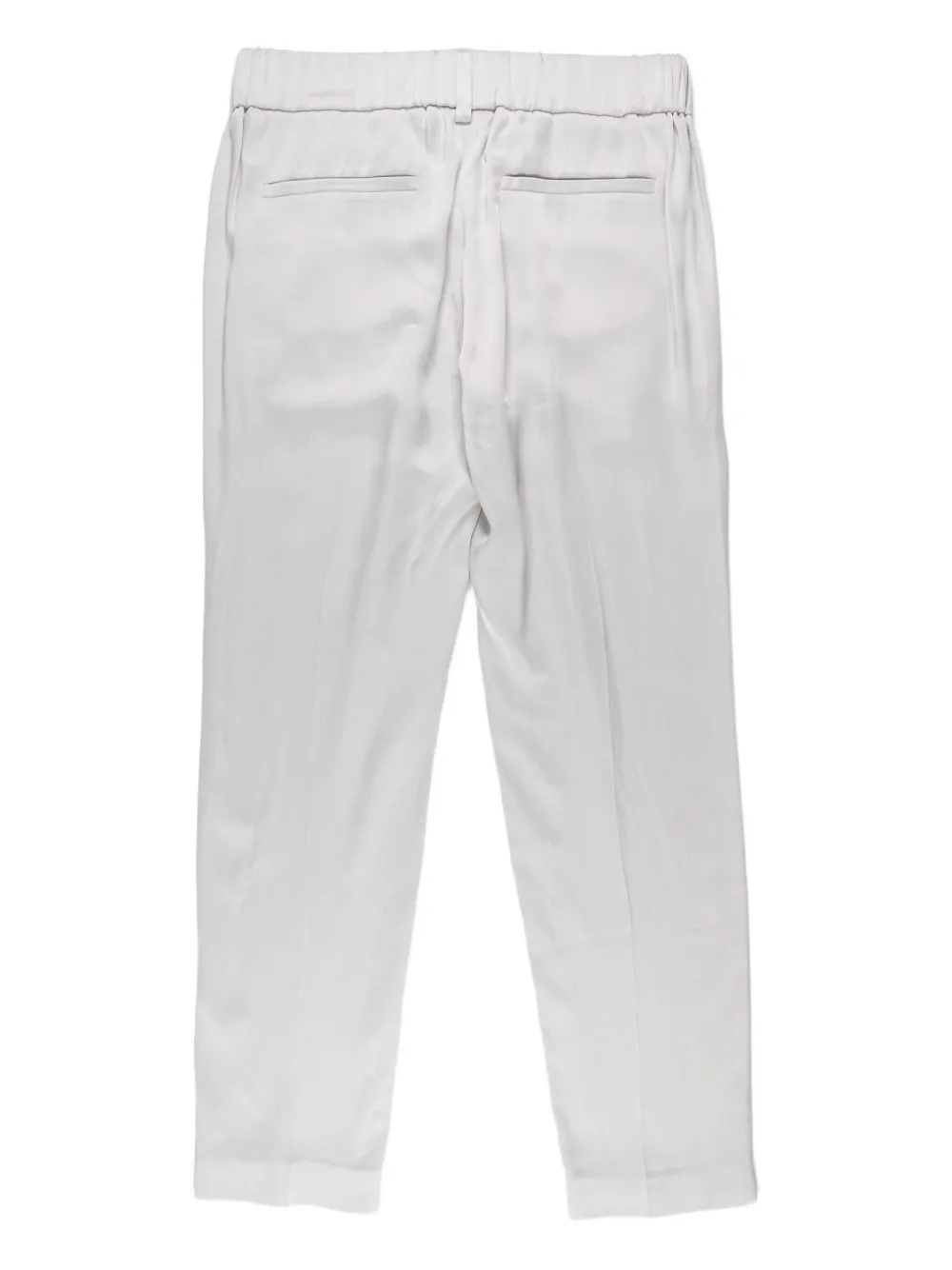 Brunello Cucinelli Broek met elastische taille Grijs