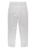 Brunello Cucinelli elasticated-waist trousers - Grey