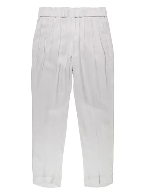 Brunello Cucinelli elasticated-waist trousers