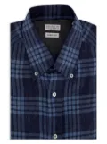 Brunello Cucinelli checked shirt - Blue