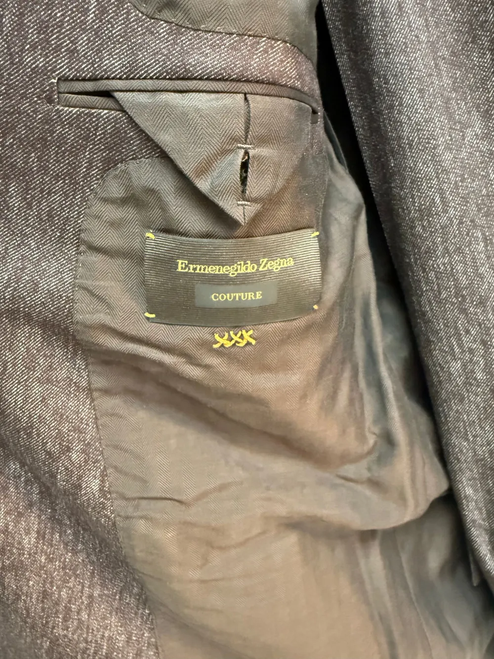 Zegna double-breasted suit Paars