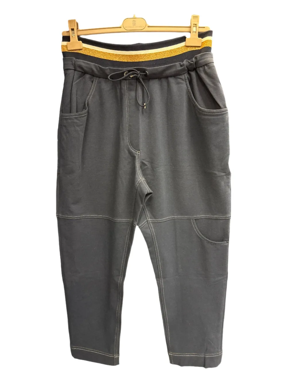 Brunello Cucinelli Cotton Track Pants