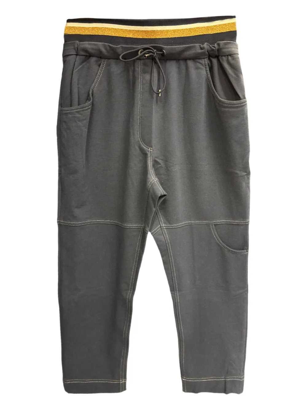 Brunello Cucinelli Katoenen trainingsbroek Grijs
