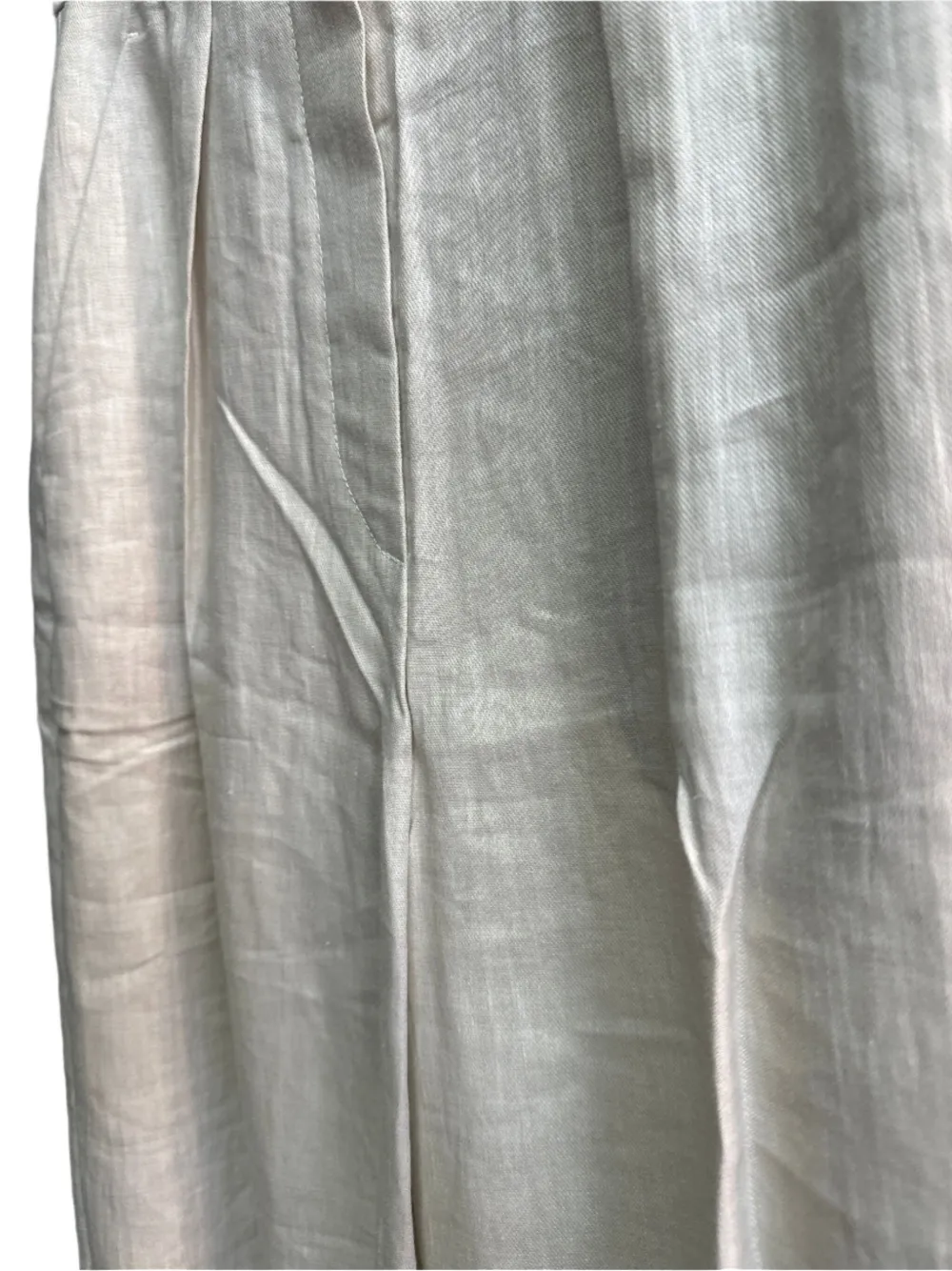 Brunello Cucinelli Broek met geplooid detail Beige