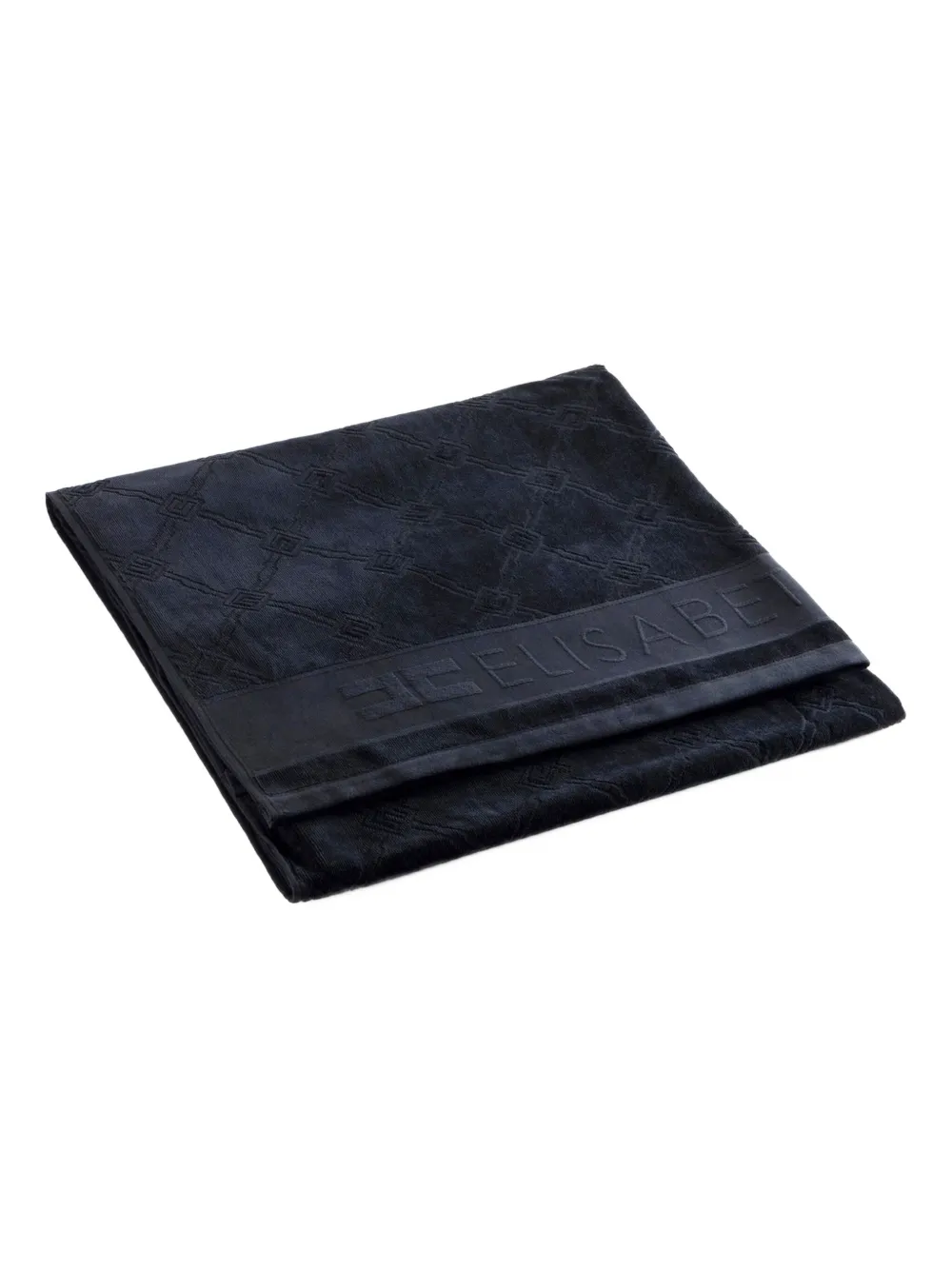 Shop Elisabetta Franchi Jacquard Terry Beach Towel