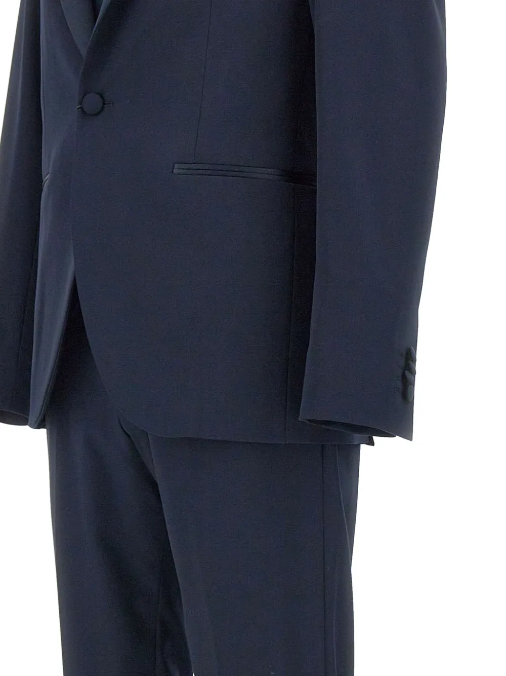 Corneliani Wollen pak Blauw