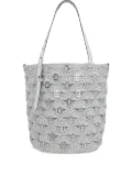 Rabanne crochet tote bag - Silver