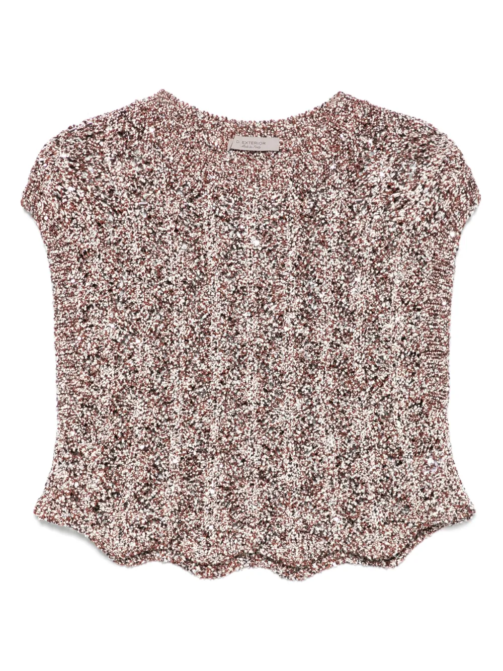 open-knit top