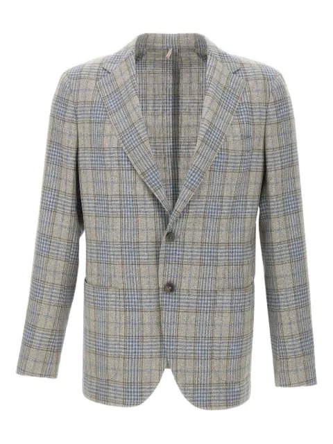 Santaniello plaid-pattern blazer 