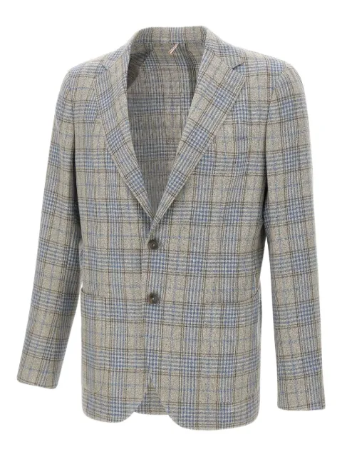 Santaniello plaid-pattern blazer 