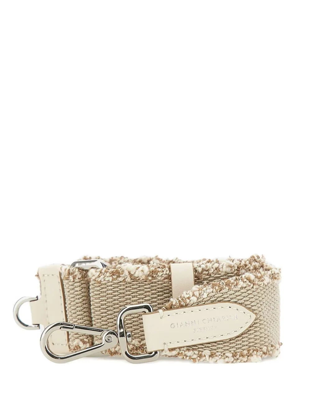 GIANNI CHIARINI Summer Bouclè ショルダーストラップ - ニュートラル GIANNI CHIARINI Summer Bouclè ショルダーストラップ - ニュートラル