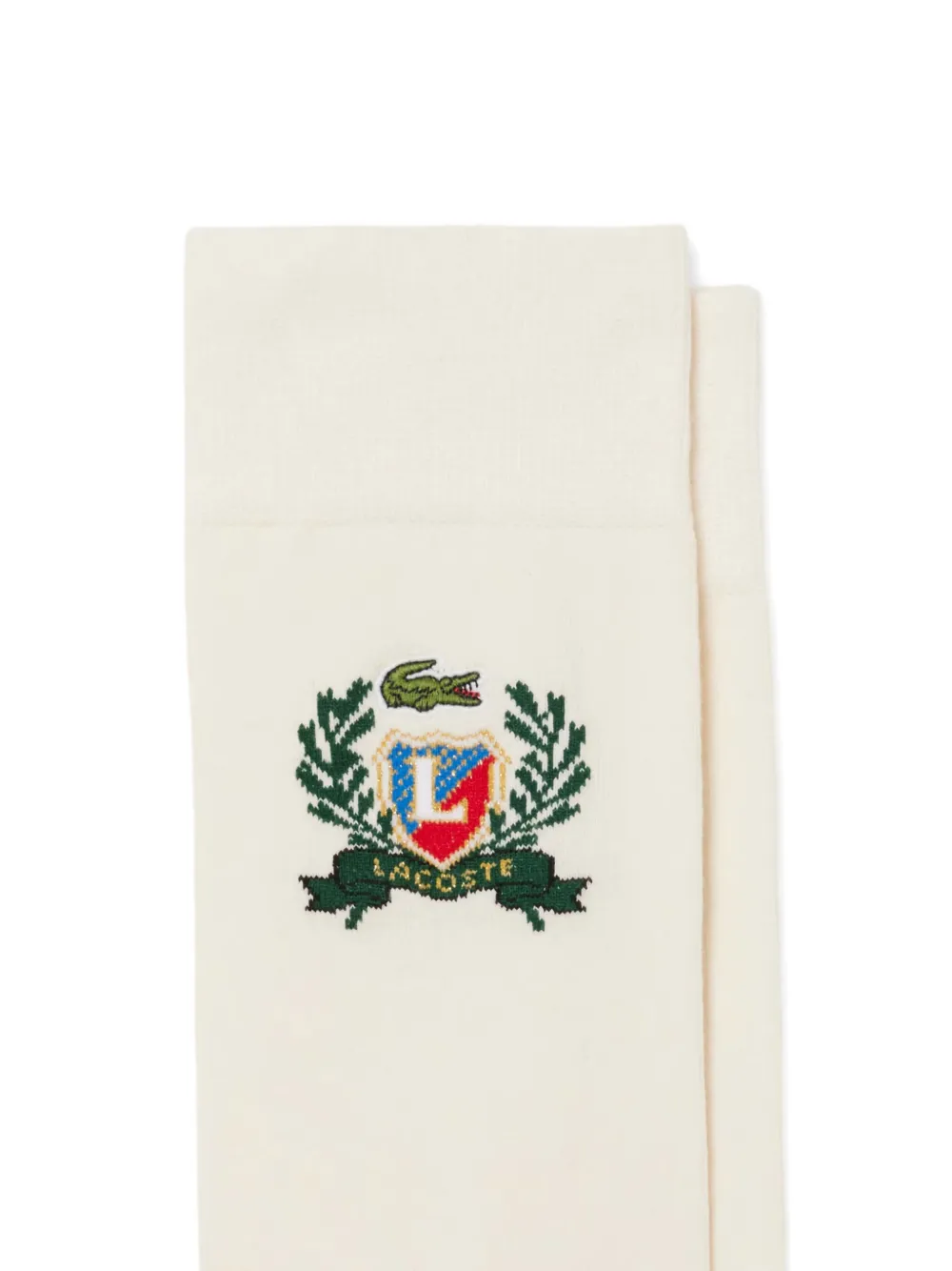 Lacoste Sokken met geborduurd logo Beige