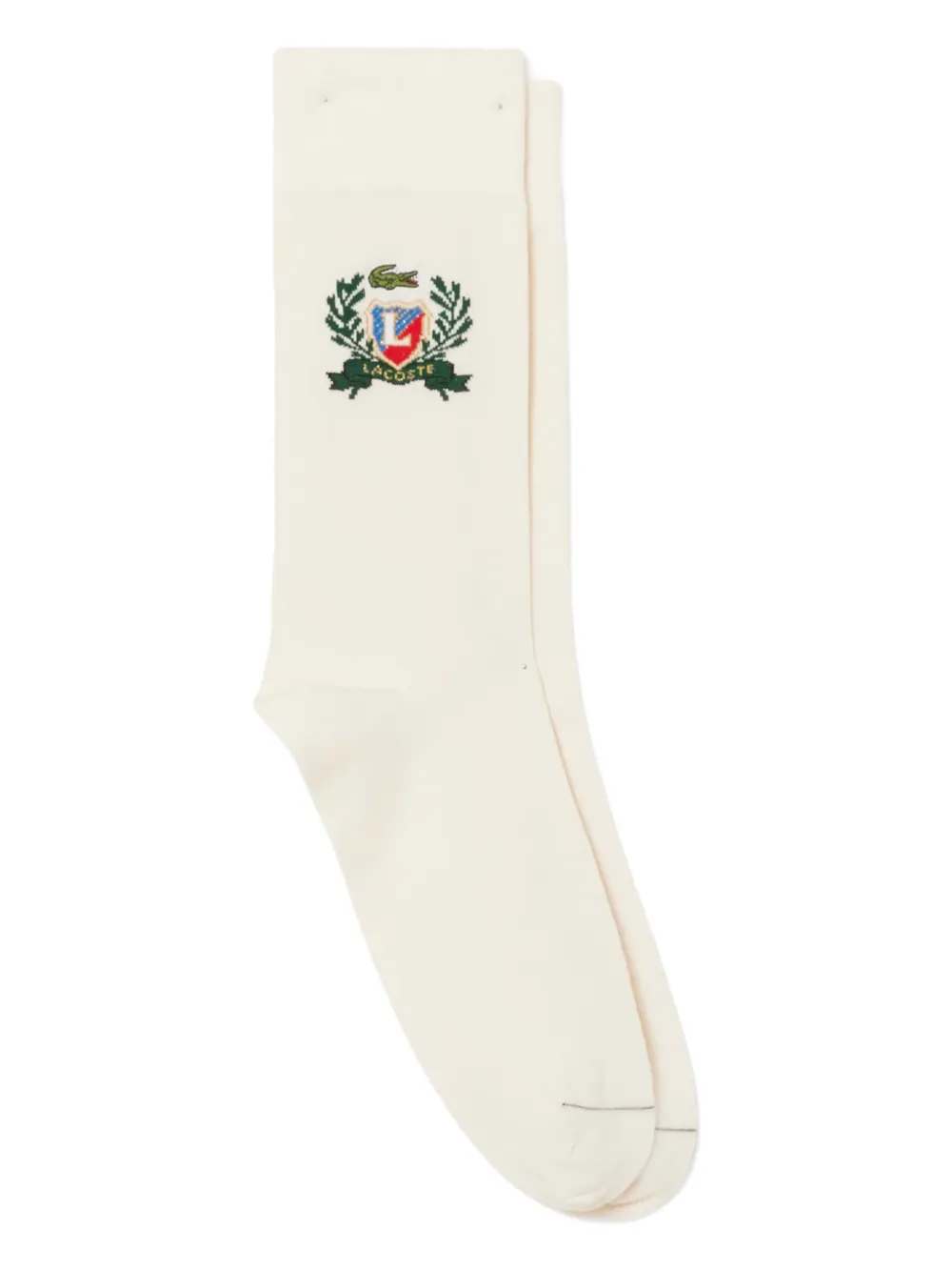Lacoste Sokken met geborduurd logo Beige
