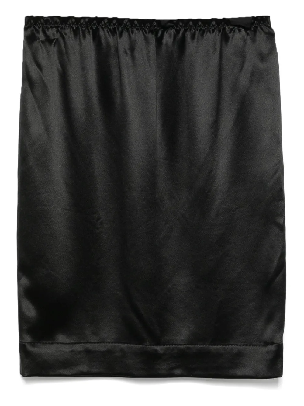 Lanvin Pre-Owned 2009 シルク ミニスカート - ブラック Lanvin Pre-Owned 2009 シルク ミニスカート - ブラック