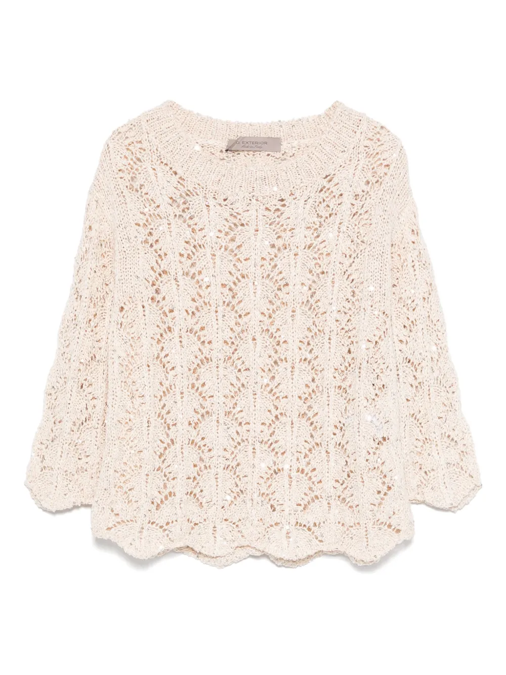openwork sweater