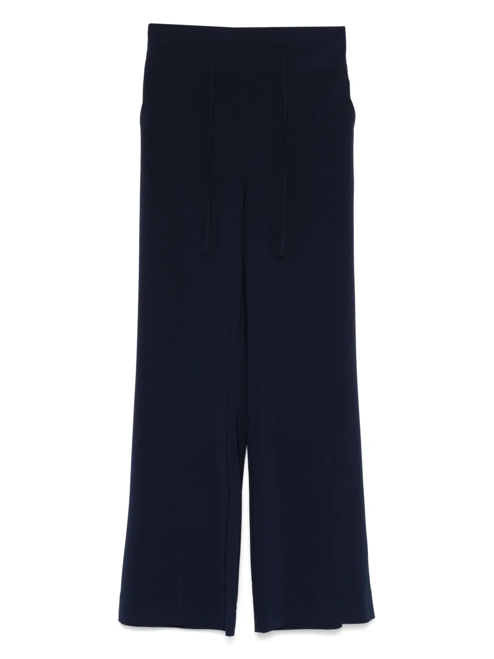 high-waisted trousers