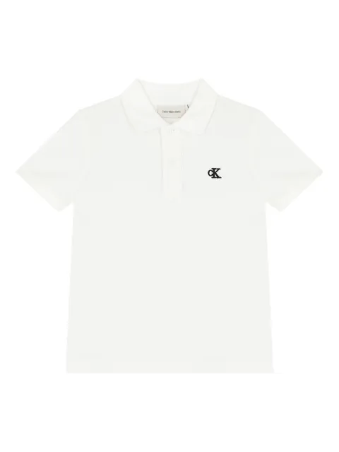 Calvin Klein Kids cotton polo shirt 